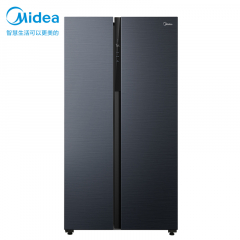 美的冰箱Midea BCD-601WKPZM(E) 601升双开门智能杀菌 一级能效 变频对开门