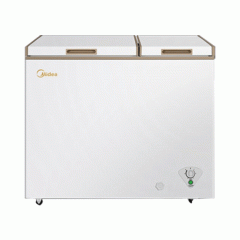 美的冷柜(Midea)BCD-202DKM(E) 202升家用冰柜一级能效双顶开双温柜省电低音卧式