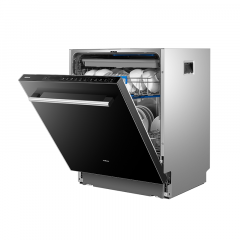 老板(Robam) WB797X 洗碗机 嵌入式全自动16套大容量 一级水效 光曜热风烘干 消毒柜