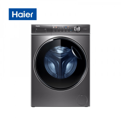海尔 XQG100-HBD14326L 10KG全自动变频滚筒洗衣机家用大容量525mm筒径精华洗 10kg