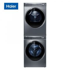 海尔 G100368BD14LSU1+HGY100-F376U1 洗烘套装组合洗衣机干衣机套装 G100368BD14LSU1+HGY100-F376U1